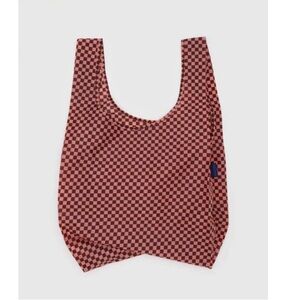 Standard baggu , pink brown checkered